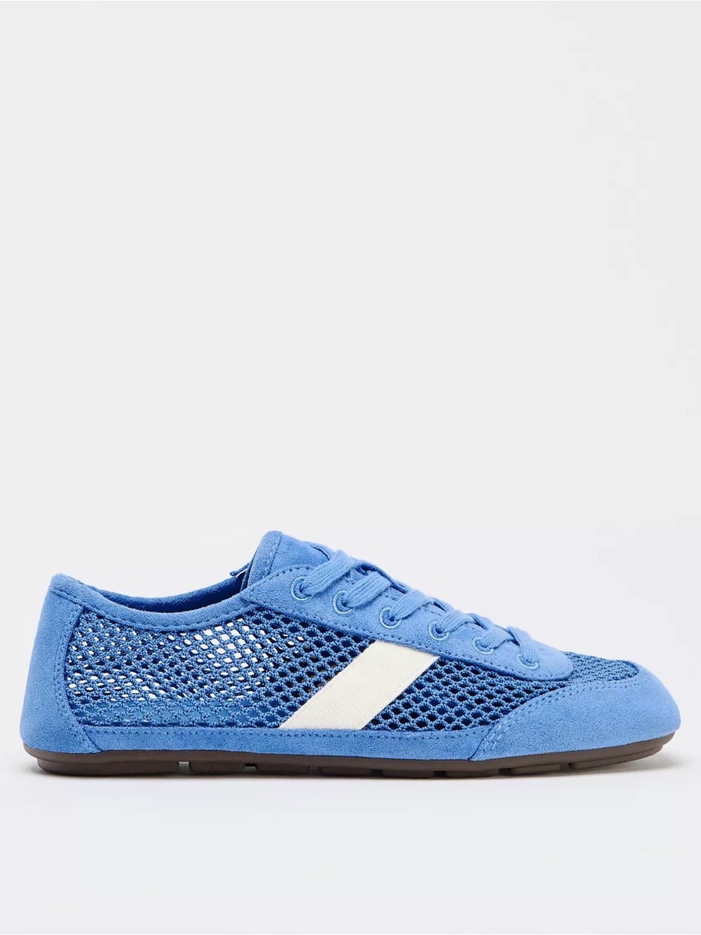 Zara Blue Mesh Sneakers